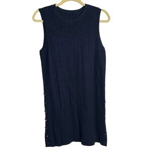 PSALTER Sleeveless Metallic Shimmer Sweater Dress, EU 38